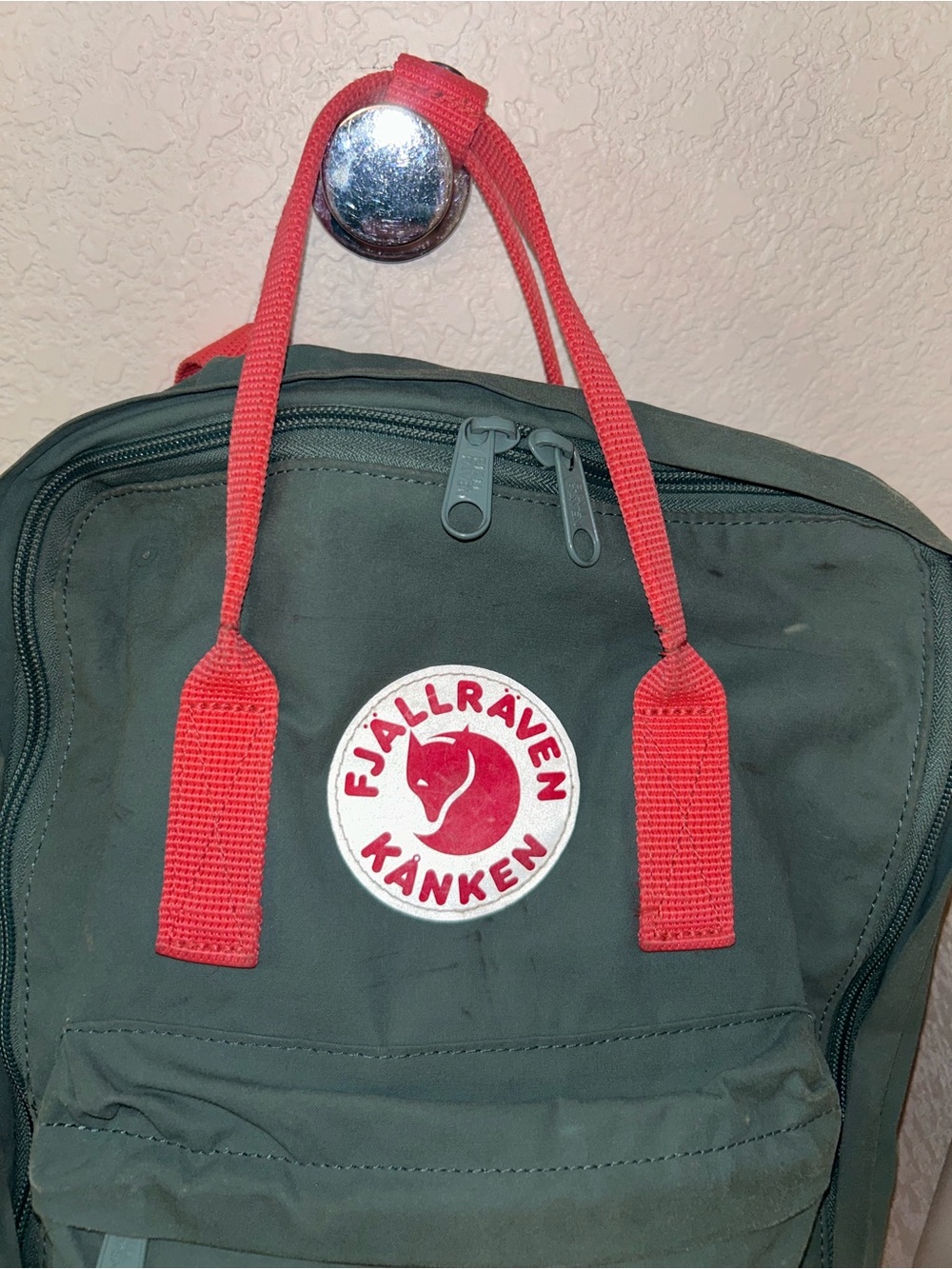 FJÄLLRÄVEN The KANKEN Two Tone Nimbus Blue & Peach Pink Backpack - Picture 10 of 16